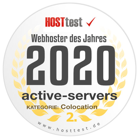 Auszeichnung 2020 Platz 2 Colocation